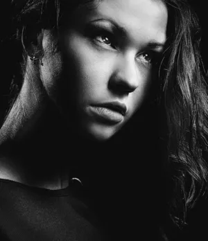 Black And White Portrait