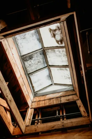 Rustic Attic Window