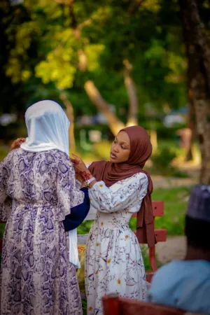 Two Women In A Park