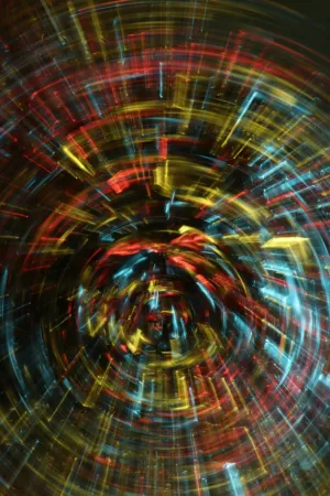 Abstract Light Trails