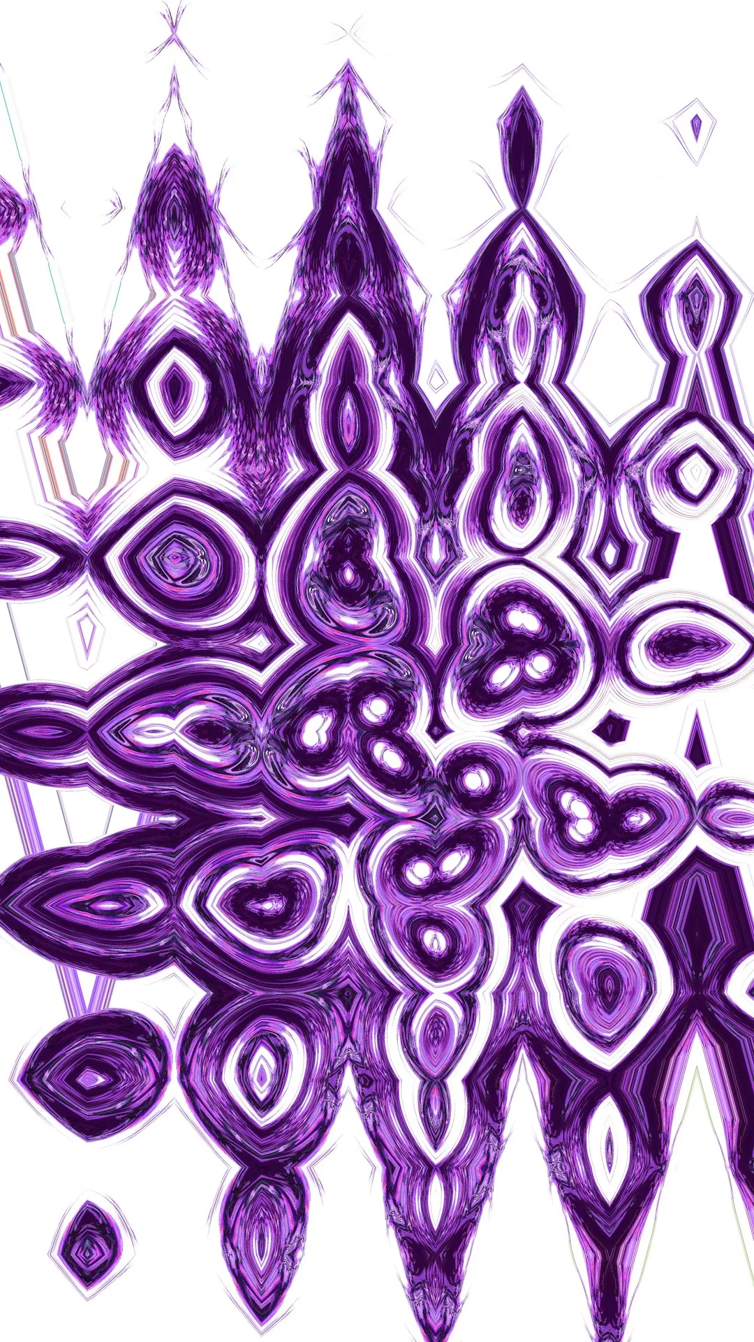 Purple Abstract Art