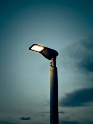 Street Light At Dusk