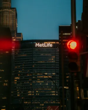 Metlife Building At Dusk