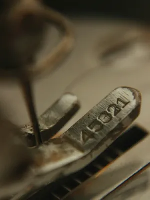 Close-Up Of A Typewriter Key