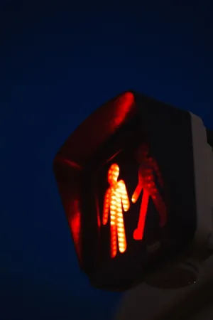 Red Pedestrian Signal