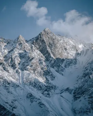 Snowy Mountain Peak