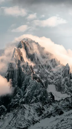 Snowy Mountain Peak