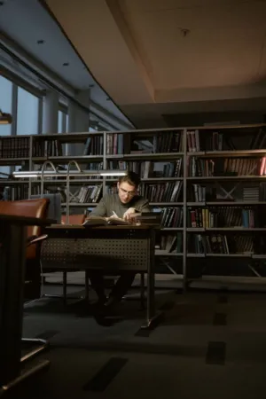 Study Session In The Library