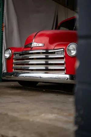 Classic Red Chevrolet