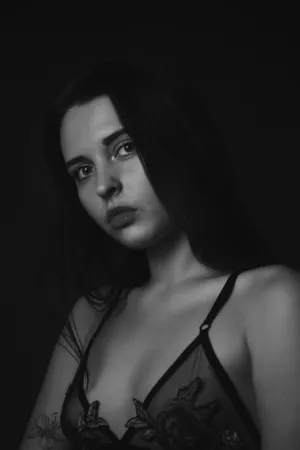 Black And White Portrait