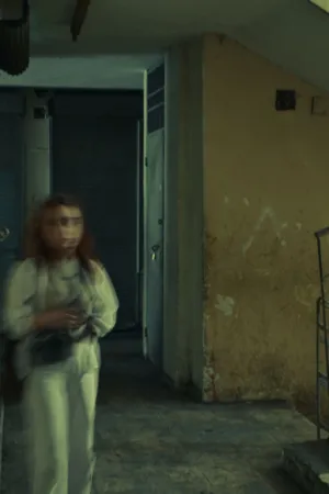 Mysterious Figure In An Abandoned Building