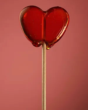 Red Heart Lollipop
