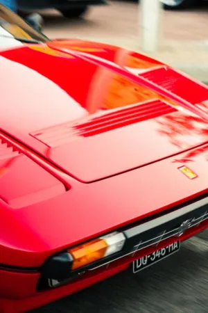 Red Ferrari Front End