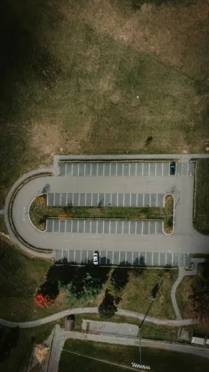 Parking Lot Aerial View