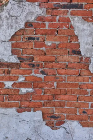 Decaying Brick Wall