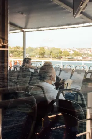 Passenger On A Ferry