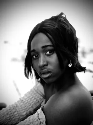 Black And White Portrait