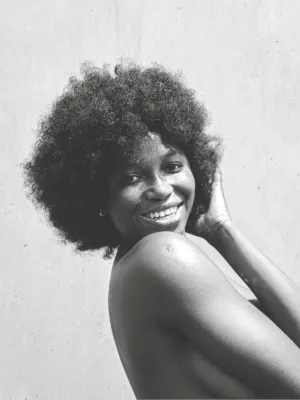 Black And White Portrait