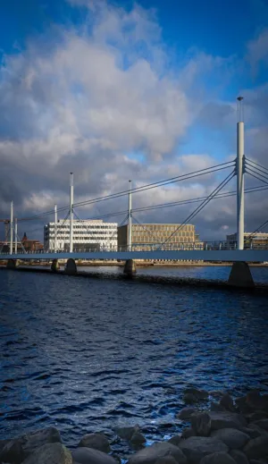 Modern Bridge Over Water