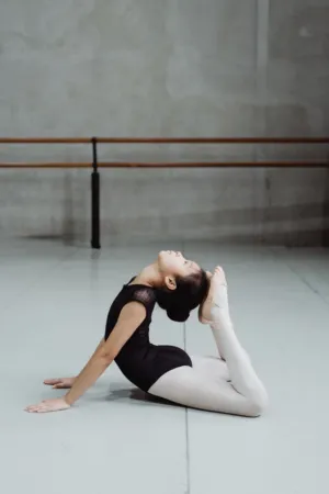 Ballerina In A Studio