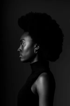 Black And White Portrait