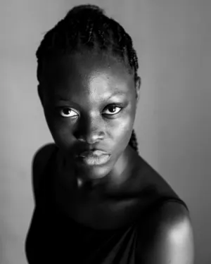 Black And White Portrait