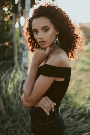 Elegant Outdoor Portrait