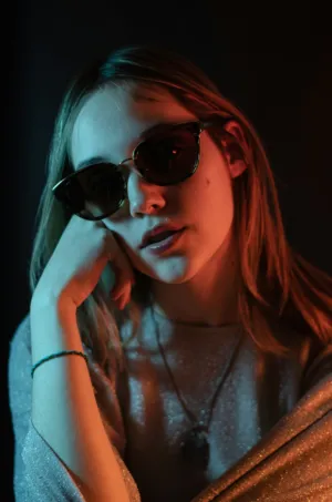 Sunglasses Fashion Portrait