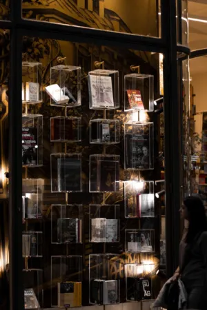 Bookstore Window Display