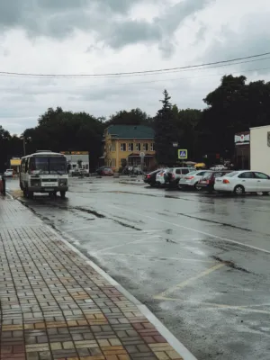 Rainy Day Street Scene