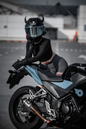 Biker In Black