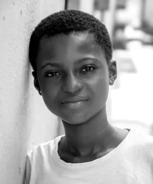 Black And White Portrait