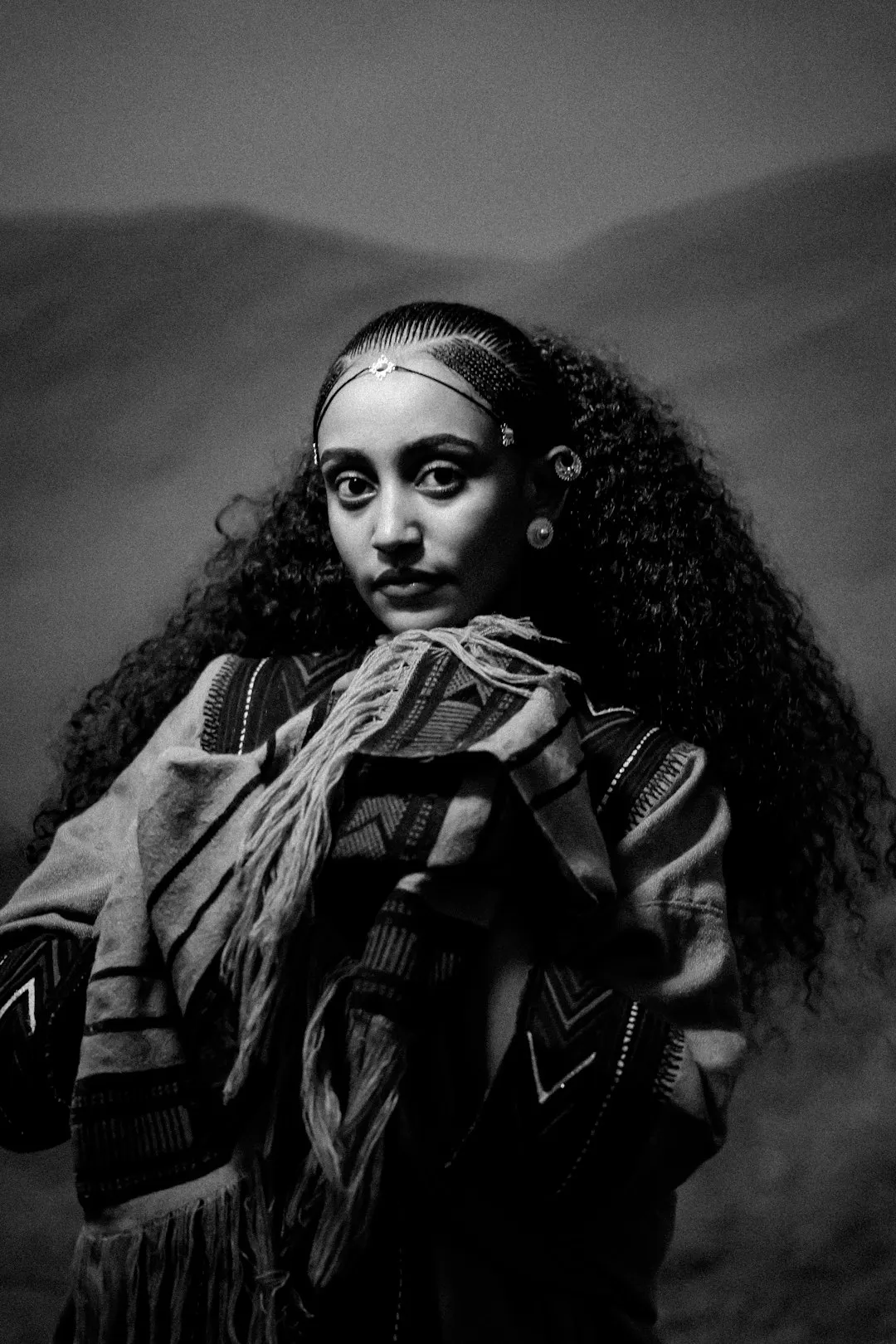 Black And White Portrait