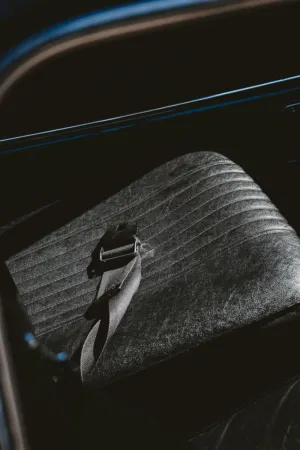 Black Leather Car Seat