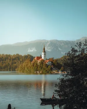 Bled Lake And Church