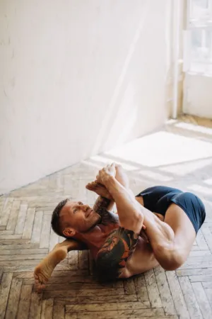 Man In Yoga Pose