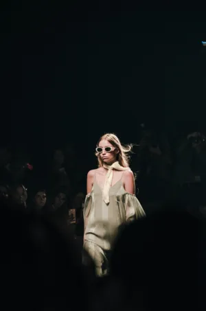 Fashion Model On The Runway