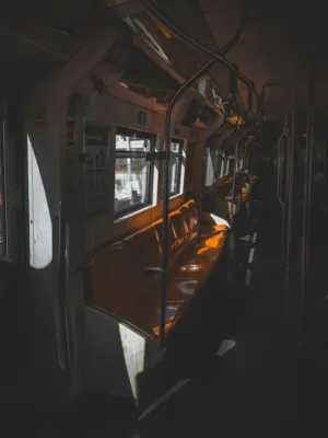 Empty Subway Car