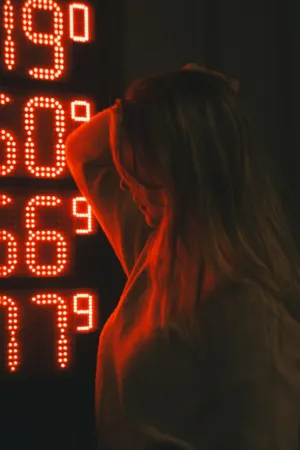 Red Light Silhouette