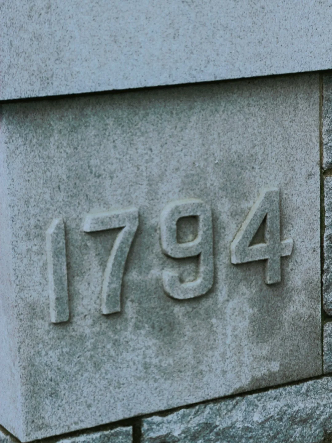 1794 Stone Engraving