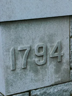 1794 Stone Engraving