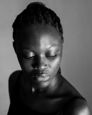 Black And White Portrait