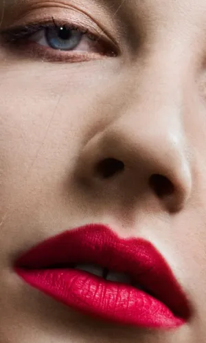 Red Lips Close-Up