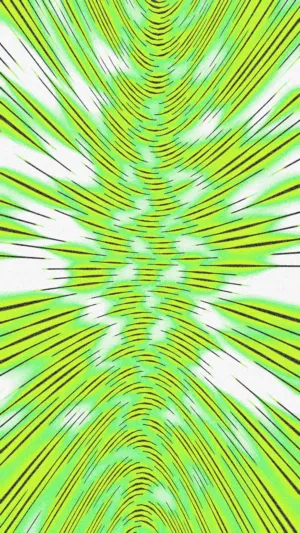 Green And Black Abstract Art