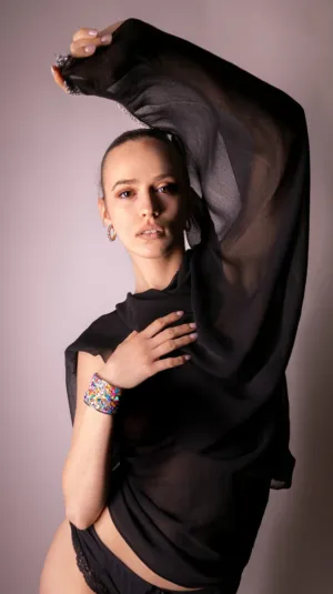 Black Sheer Dress