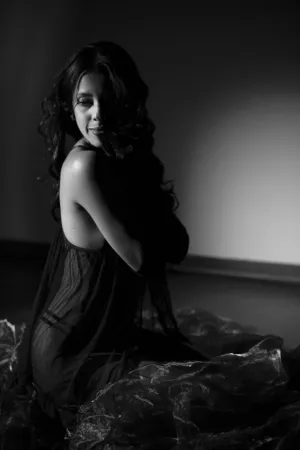 Black And White Portrait