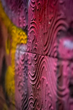 Colorful Textured Wall