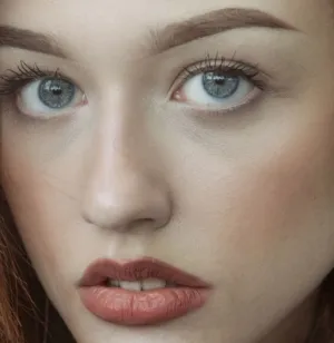 Close-Up Of A Woman'S Face