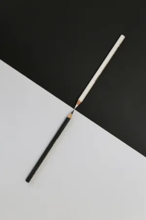 Black And White Pencils