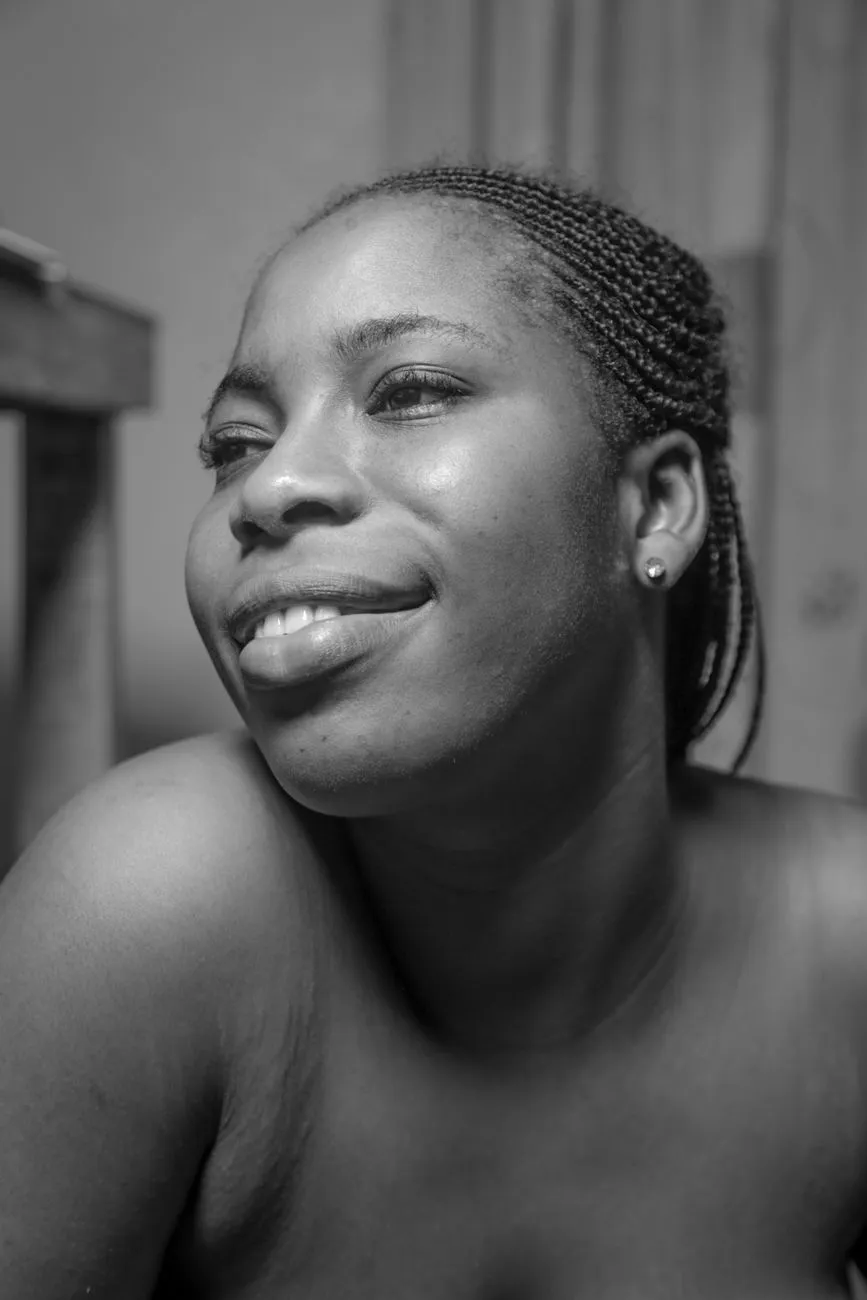Black And White Portrait